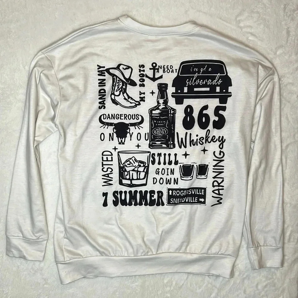Morgan Wallen Sweatshirt Country Music Size S - Picture 3 of 4
